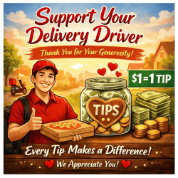 💝 Support Your Delivery Driver